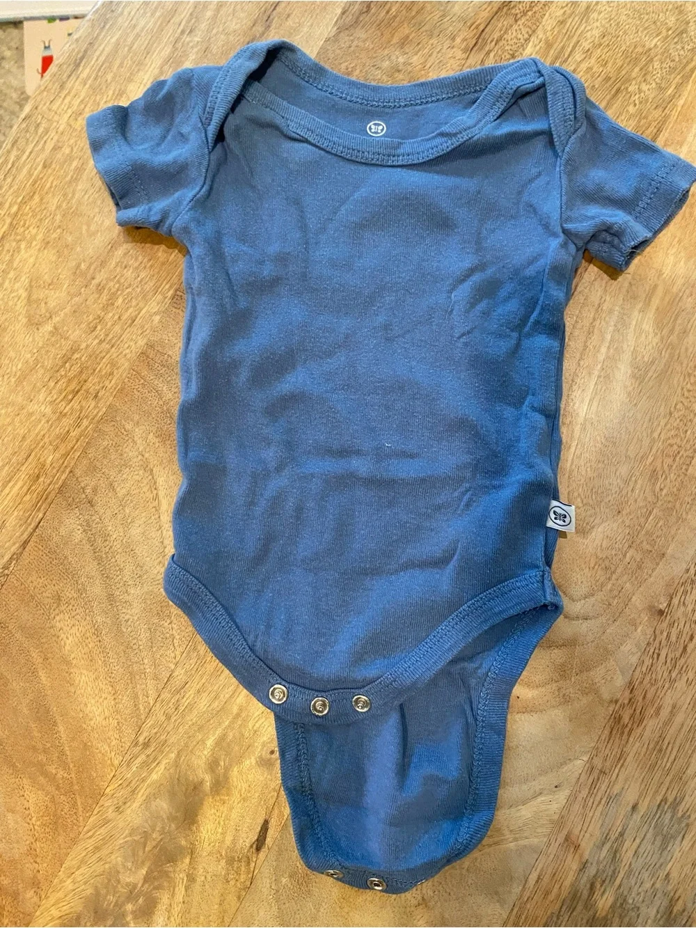 Lot Assorted Honest Baby Short-Sleeve Onesies - Multi Green & Blue Tones